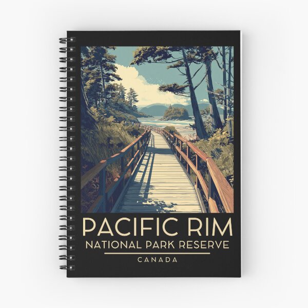 Item preview, A Vintage Illustration of Pacific Rim National Park Reserve - Canada designed and sold by GoodOldVintage.