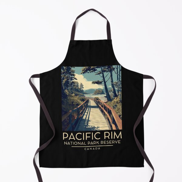 Item preview, A Vintage Illustration of Pacific Rim National Park Reserve - Canada designed and sold by GoodOldVintage.