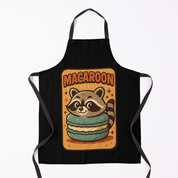 Item preview, Macaroon the original macaron racoon designed and sold by The Nerd Gift Source.