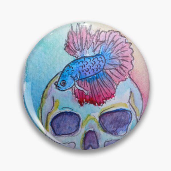 Item preview, Skull and Betta designed and sold by RLawrenceArt.