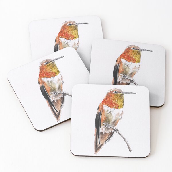 Item preview, Rufous Hummingbird designed and sold by Gaia Marfurt.