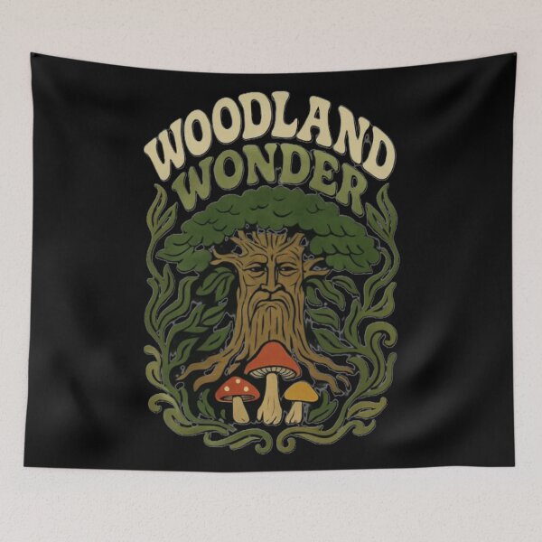 Item preview, Woodland Wonder – Mysticism of the forest meets retro vibes designed and sold by Eterna Vision.