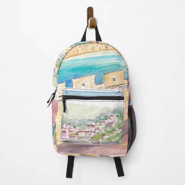 Item preview, Tossa de Mar Coastal Charm with Castle Tower and Rolling Hills designed and sold by artshop77.