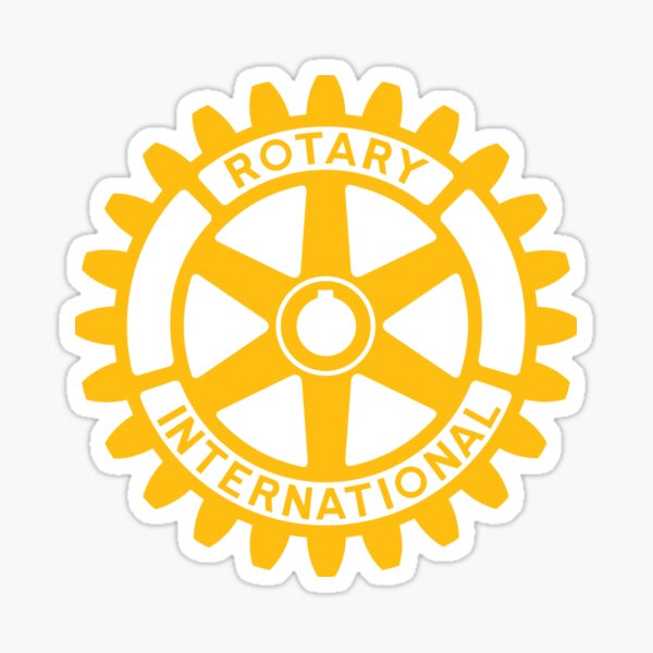 Item preview, Rotary Wheel Gold designed and sold by RotaryStickers.