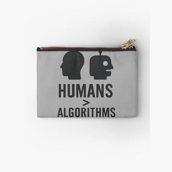 Item preview, Humans - Algorithms – Anti-AI Minimalist Statement designed and sold by Planthem.