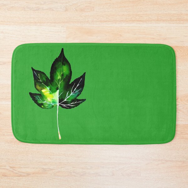 Item preview, Watercolor Green Leaf Illustration designed and sold by CTM ArtStudio.