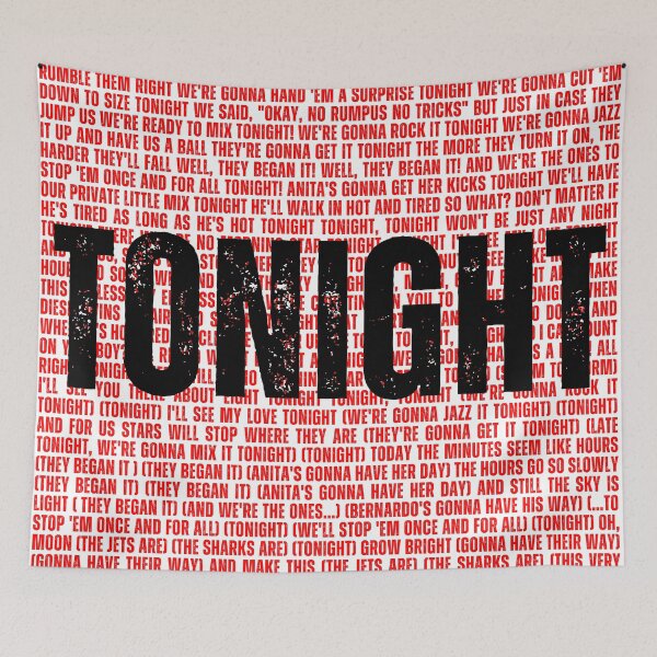 Item preview, West Side Story lyrics  designed and sold by broadwaygirl142.