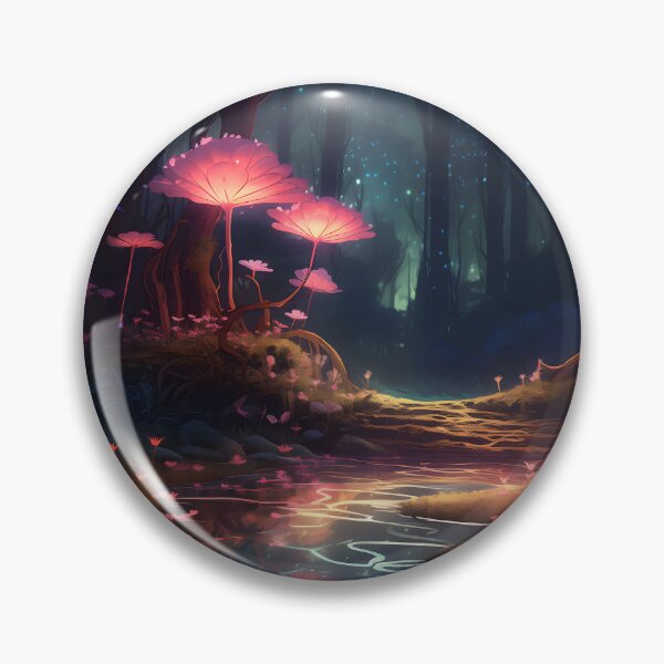 Artikelvorschau, Biolumina Whispers: Soft Glow of the Enchanted Woods entworfen und verkauft von DrawnThreads.