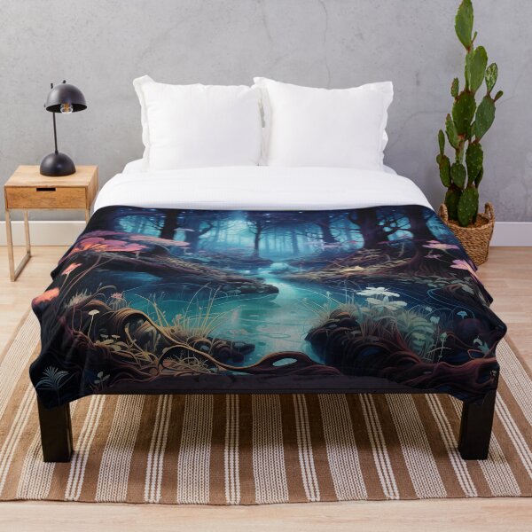 Item preview, Mystical Grove: Where Vibrancy Meets Fantasy designed and sold by DrawnThreads.