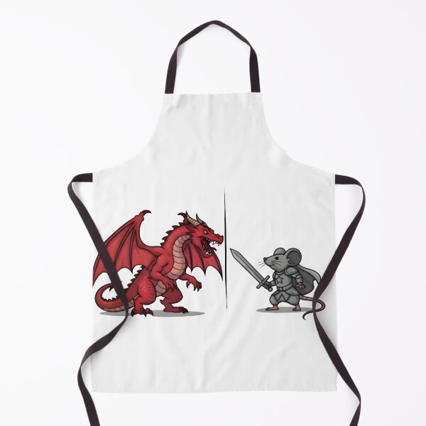 Item preview, Who Would Win? Dragon vs. Mouse Knight | Funny Meme designed and sold by MyFashionDreams.