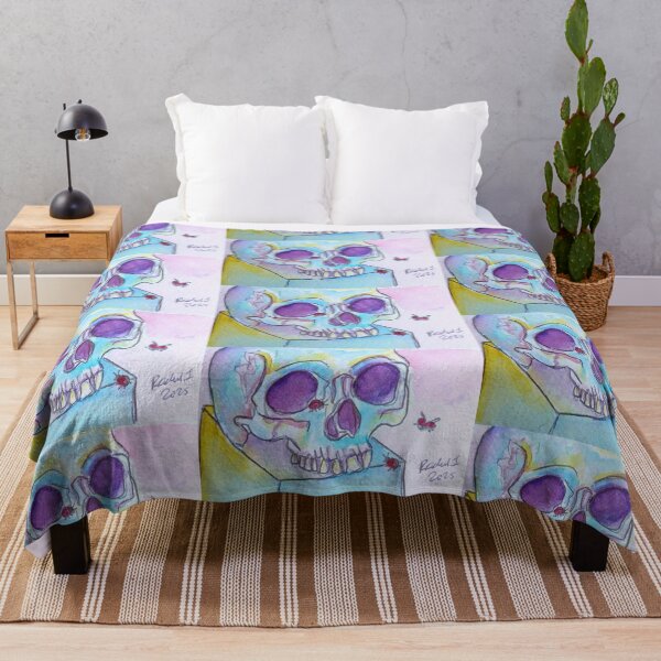 Item preview, Skull and Ladybugs designed and sold by RLawrenceArt.