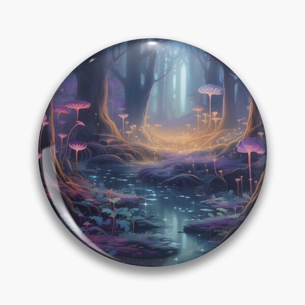 Artikelvorschau, Luminescent Grove: Whispers of Otherworldly Wonder entworfen und verkauft von DrawnThreads.