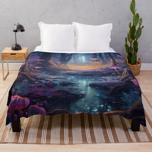 Item preview, Luminescent Grove: Whispers of Otherworldly Wonder designed and sold by DrawnThreads.