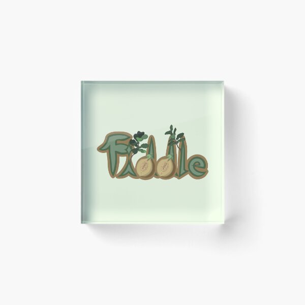 Item preview, Fiddle Leaf Fig Houseplant Lettering designed and sold by FrogArtShop.