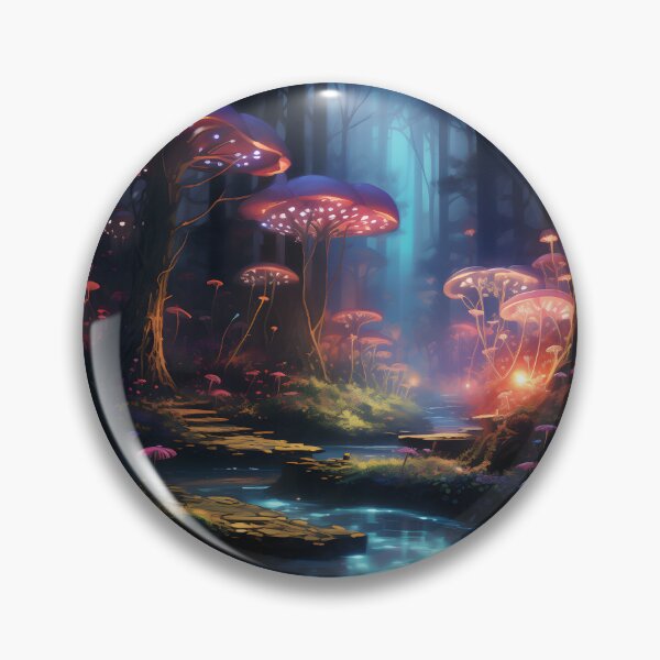 Artikelvorschau, Luminescent Symphony: An Otherworldly Forest of Wonder entworfen und verkauft von DrawnThreads.