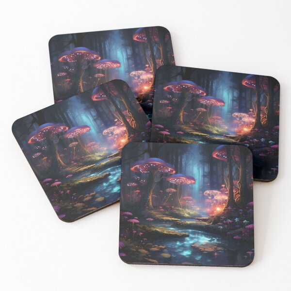Artikelvorschau, Luminescent Symphony: An Otherworldly Forest of Wonder entworfen und verkauft von DrawnThreads.