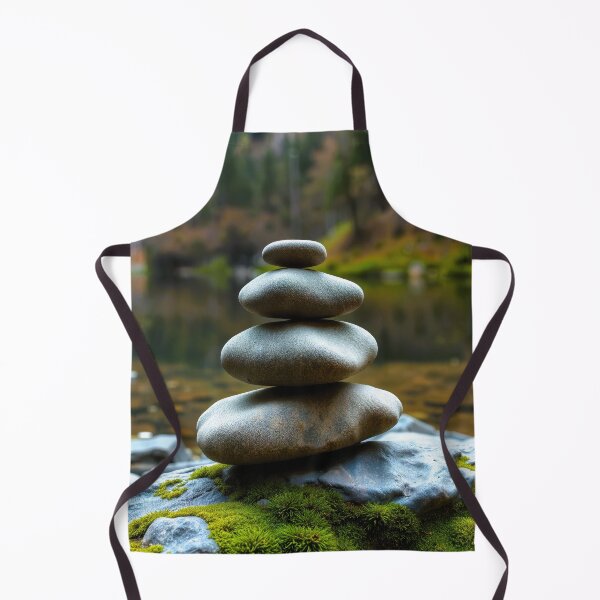 Item preview, Balanced Stones by Forest River designed and sold by CTM ArtStudio.