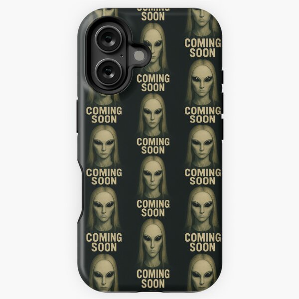 Item preview, alien woman, coming soon message designed and sold by The lucky Hippy.