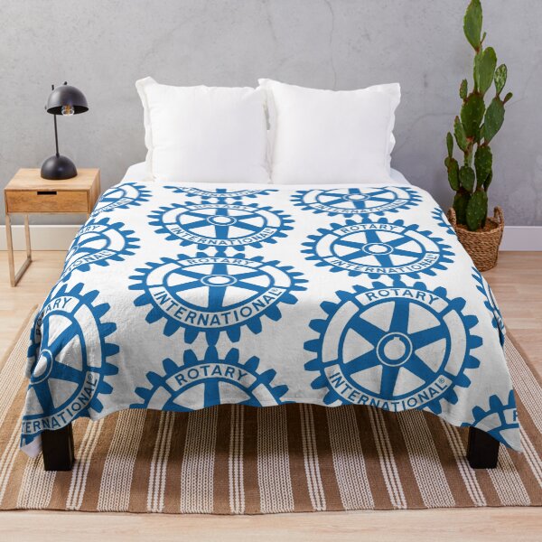 Item preview, Rotary Wheel Blue designed and sold by RotaryStickers.