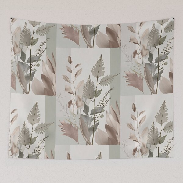 Item preview, Retro Floral Charm – Natural Boho designed and sold by gredadesigns.