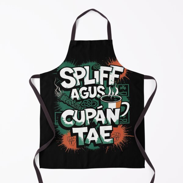 Item preview, Spliff agus Cupán Tae – Kneecap Irish Graffiti Design designed and sold by CELTIC-DESIGNS.