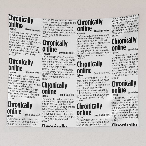 Item preview, Chronically Online Definition designed and sold by JustiesDesigns.