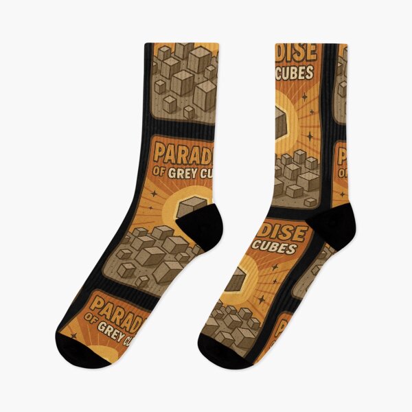 Item preview, The paradise of the grey cube original meme designed and sold by The Nerd Gift Source.