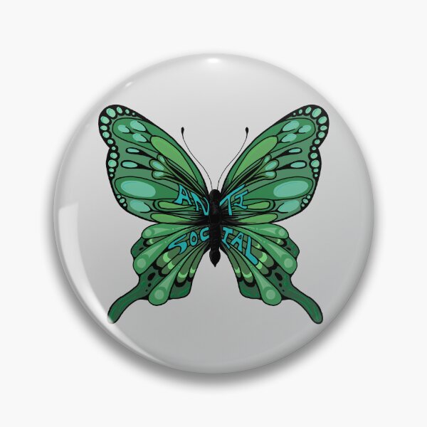 Item preview, Anti-Social Butterfly designed and sold by MOSSY-MOON.