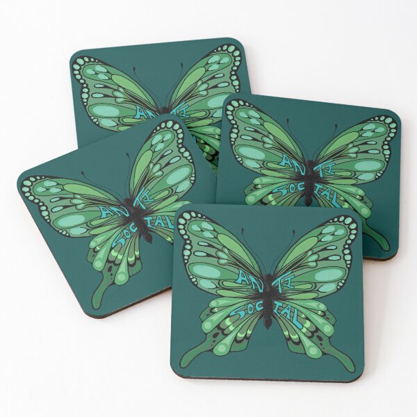 Item preview, Anti-Social Butterfly designed and sold by MOSSY-MOON.