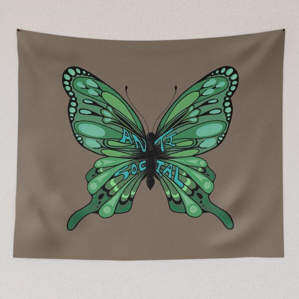 Item preview, Anti-Social Butterfly designed and sold by MOSSY-MOON.