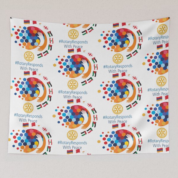 Item preview, Rotary Responds With Peace designed and sold by RotaryStickers.