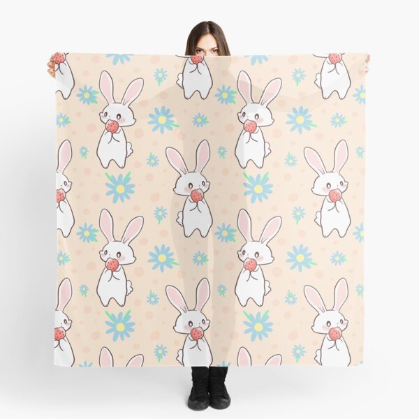 Item preview, Cute Bunnies and Strawberries Pattern designed and sold by Alice-AJ.