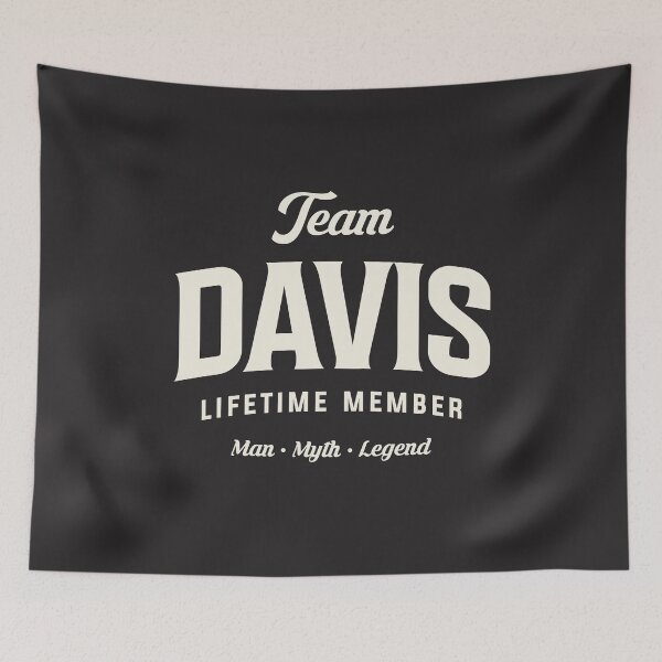 Item preview, Team Davis Lifetime Member Funny Name Davis designed and sold by cidolopez.
