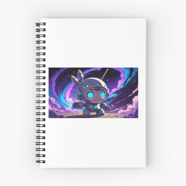 Item preview, cute robot in space designed and sold by gabrielvlmx.