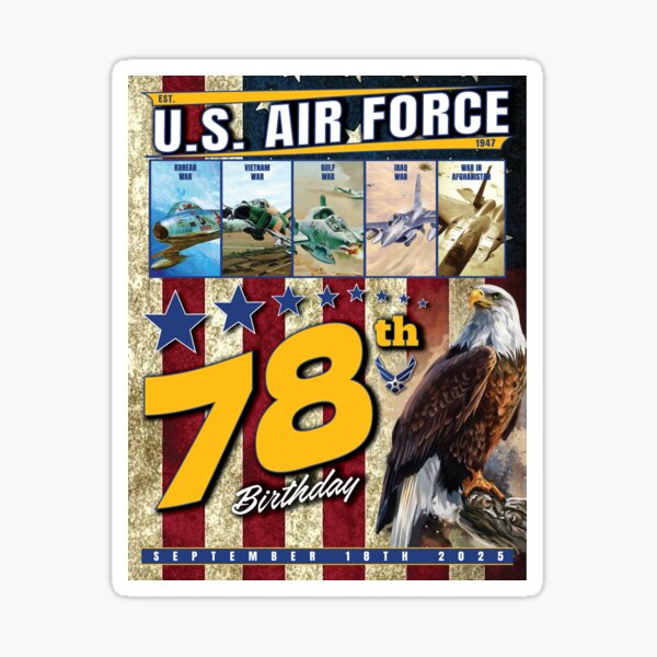 Item preview, Air Force 78 designed and sold by JirtleGraphix.
