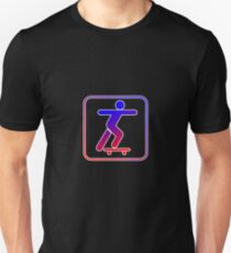 Skateboarding Gift Apparel Skateboarding T-shirt Cool Silhouette Skater Tee Gifts boys Unisex T-Shirt