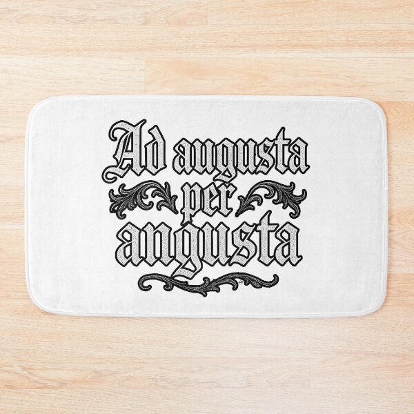 Item preview, Ad Augusta per Angusta – Latin Gothic Motto designed and sold by GnosisWear.