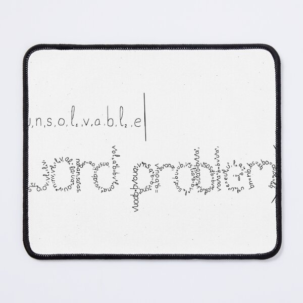Item preview, Unsolvable word problem (black text) designed and sold by wordproblems.