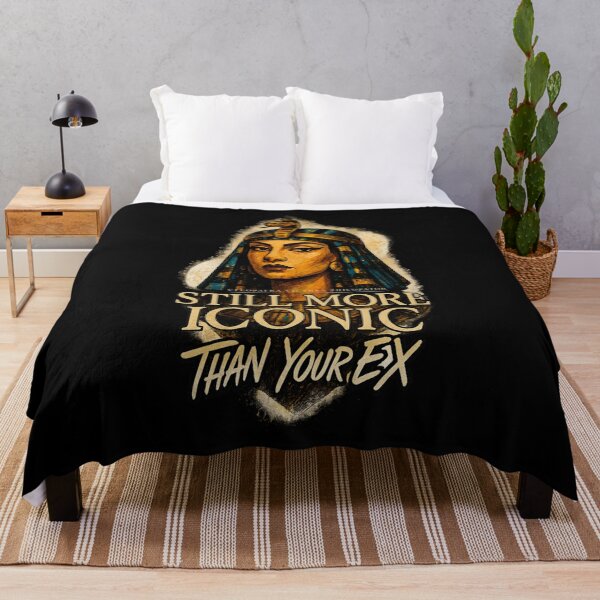Item preview, Cleopatra Quote – Still More Iconic Than Your Ex – Sassy Snake Design designed and sold by Neonyx2020.