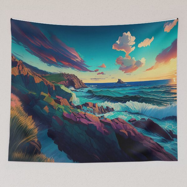 Item preview, Streaky Sunrise designed and sold by Midnight Daze Studio.