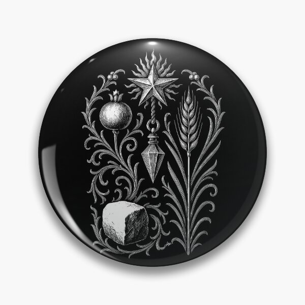 Item preview, Symbols of the Craft – Masonic Botanical Engraving designed and sold by GnosisWear.