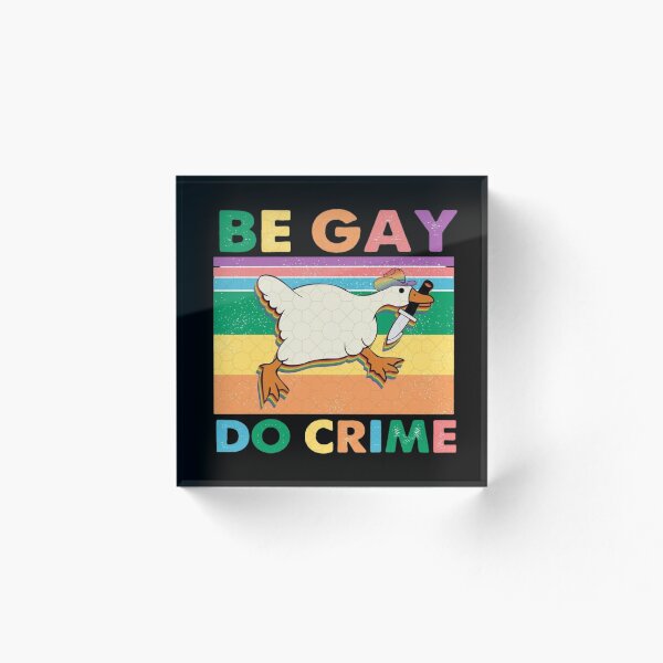Item preview, BE GAY DO CRIME designed and sold by King Kitsune.