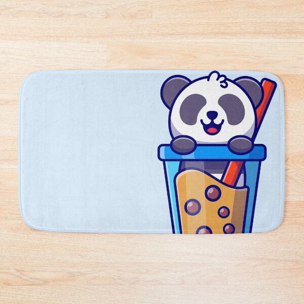 Item preview, cute Panda with bubble milk tea designed and sold by Wordsmith-Wear.