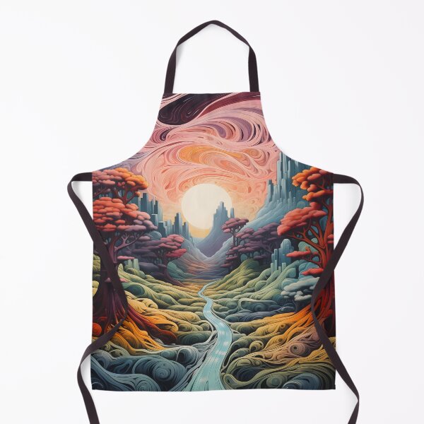 Item preview, Whimsical Labyrinth: Surreal Palette of Dimensions designed and sold by DrawnThreads.