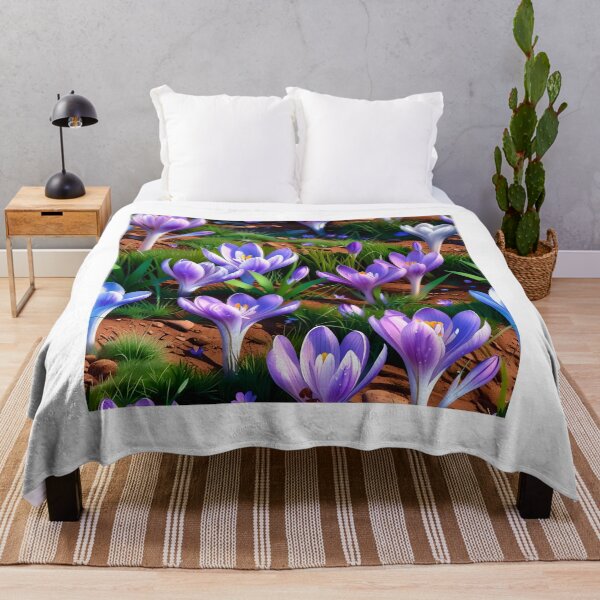 Item preview, Eco Crocus Bloom Texture 4K designed and sold by Julyvax.