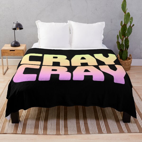 Item preview, Cray Cray, Funny Quotes in Neon Gradient designed and sold by Memes N Lore .