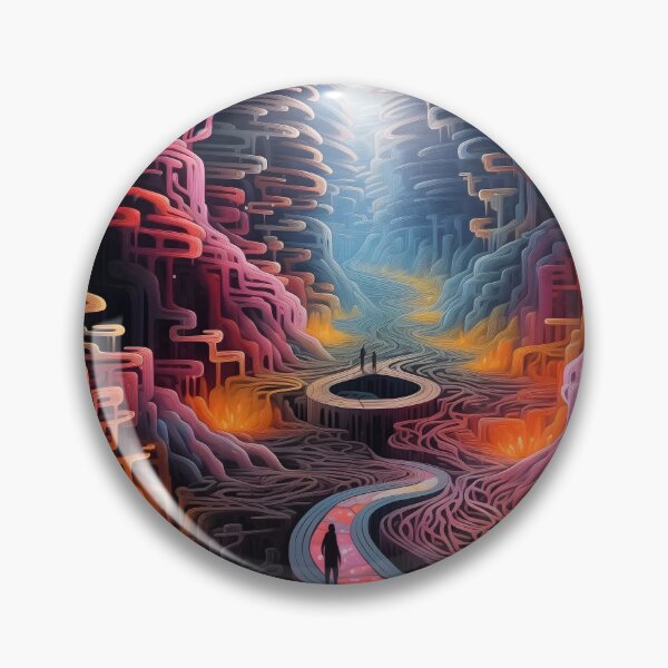 Artikelvorschau, Chromatic Vortex: Portals to the Surreal entworfen und verkauft von DrawnThreads.