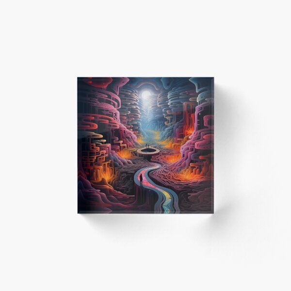 Item preview, Chromatic Vortex: Portals to the Surreal designed and sold by DrawnThreads.