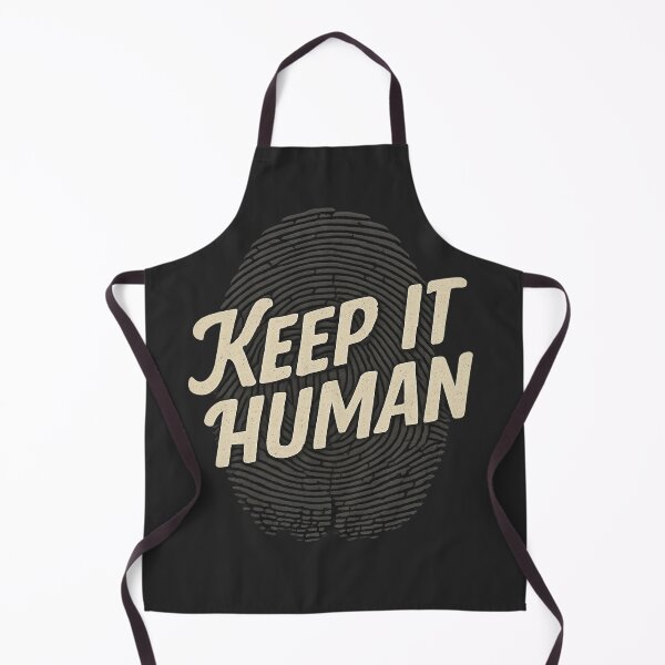 Item preview, Keep It Human – Anti AI Creativity Tech Resistance Quote designed and sold by Planthem.
