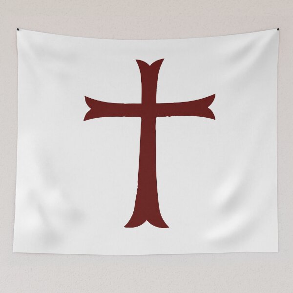 Item preview, Red Crusader Cross Deus Vult designed and sold by nido88.